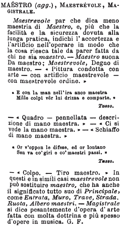 Maestro Dizionario Significato E Curiosita