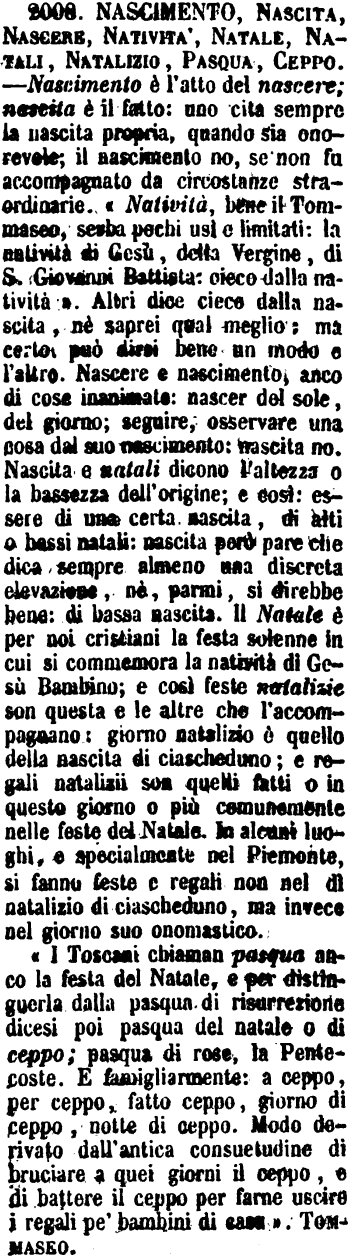 La Parola Natale Significa.Natali Dizionario Significato E Curiosita