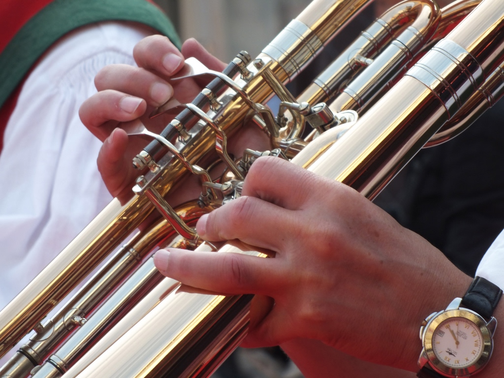 Suonatore di tromba Dizy Foto