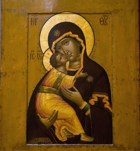 Immagine con madonna, bambino, oro, icona, aureola, quadro, mani, tavola