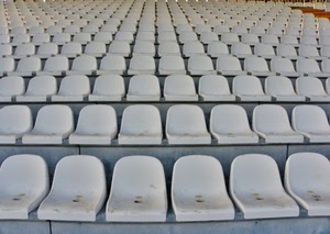 sedie, stadio, bianco, file, sedili, seggiolini, grigio, bianche, teatro, fila, bianchi, gradinata, prospettiva