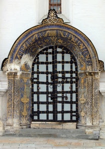 arco, porta, portone, chiavistello, gradini, decorazioni, blu, finestra, bianco, decori