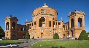 azzurro, cielo, verde, archi, finestre, prato, chiesa, erba, cupola, persone, alberi, colonne, luca, palazzo, santuario, bologna, villa