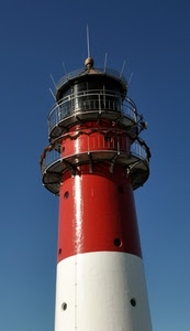 rosso, bianco, faro, cielo, antenna, torre, ringhiere, oblò, balcone, ringhiera