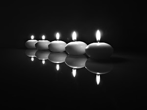 candele, nero, cinque, riflesso, bianco, fiamma, fiamme, bianconero, lumini, luci, riflessi, fiammelle, ceri, cera, candela, piano, luce, fuoco