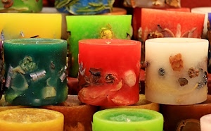 candele, rosso, giallo, verde, bianco, colori, cera, decorazioni, arancione, stoppini, ceri, stoppino