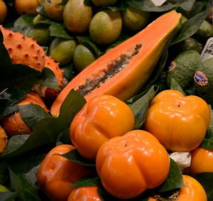 frutta, verde, arancione, foglie, arancio, cachi, semi, zucca, frutti, mango, colori