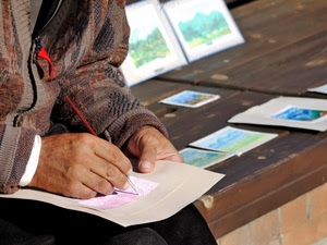 mani, pennello, pittore, disegni, disegnare, foglio, penna, dipinti, quadri