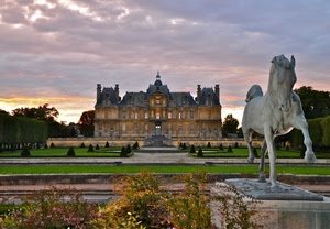cavallo, statua, castello, giardino, reggia, giardini, tramonto, parco, nuvole, palazzo, villa, monumento