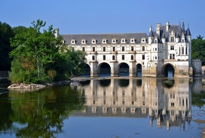 castello, acqua, riflesso, alberi, fiume, palazzo, archi, albero, riflessi