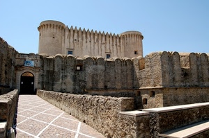 castello, torri, mura, merli, arco, cielo, portone, porta, ponte