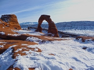 neve, arco, inverno, montagna, bianco, rocce, panorama, roccia, montagne, paesaggio