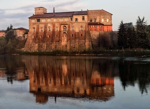 acqua, riflesso, alberi, fiume, finestre, castello, lago, palazzo, cielo, specchio, fortezza