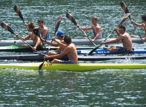 canoe, acqua, pagaie, sport, remi, canottieri, atleti, gara, canoisti, canottaggio