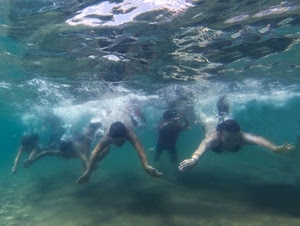 acqua, mare, nuoto, braccia, bolle, nuotatori, sport, persone, verde, azzurro