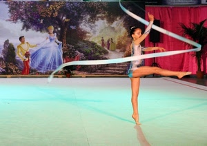 nastro, ginnasta, sport, ballerina, palco, danza, atleta, ginnastica, cenerentola