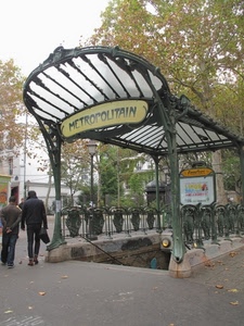 metropolitana, ingresso, tettoia, alberi, liberty, persone, metro, ringhiera, insegna
