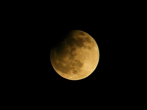 luna, nero, notte, crateri, luce, macchie, giallo, ombra, piena