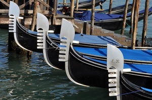venezia, gondole, acqua, blu, mare, barche