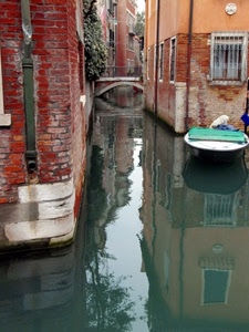 canale, barca, ponte, acqua, venezia, riflesso, riflessi, calle
