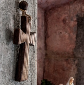 croce, muro, legno, corda, marrone, madonna, chiodo, grigio, appeso, muri, stanza, ombra, parete