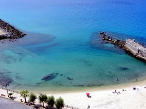 mare, spiaggia, azzurro, scogli, sabbia, acqua, baia, estate