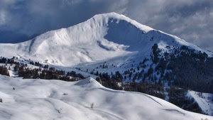 neve, montagna, inverno, bianco, nuvole, alberi, cielo, bosco, montagne, ombre, cima, paesaggio