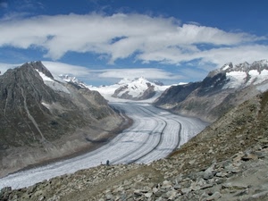 nuvole, montagne, cielo, neve, ghiacciaio, montagna, rocce, panorama, bianco, morena, strada, paesaggio, ghiaccio, roccia