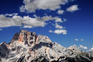nuvole, cielo, montagna, rocce, montagne, roccia, ombre, vette, grigio