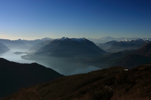 montagne, cielo, nebbia, montagna, panorama, lago, neve, cime, acqua, vette, valli, nuvole, boschi, foschia