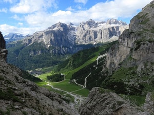 montagne, nuvole, panorama, rocce, verde, cielo, strade, montagna, valle, paesaggio, neve