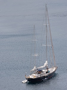 mare, barca, alberi, veliero, vela, acqua, albero, gommone, vele