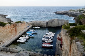 barche, mare, porto, acqua, scogli, azzurro