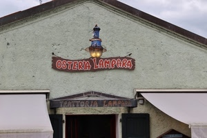 insegna, osteria, trattoria, lampara, tende, lampada, insegne, lampione