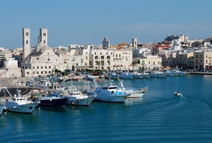 porto, barche, mare, acqua, cielo, azzurro, torri, panorama, campanili, città, bianco, edifici, navi, chiesa, case