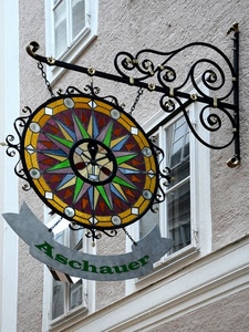 insegna, finestre, ferro, cerchio, colori, finestra, palazzo