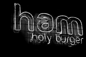 insegna, scritta, bianconero, neon, luci, lettere, nero, luce, riflesso