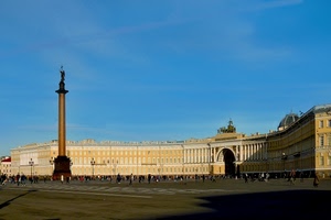 piazza, colonna, palazzo, arco, cielo, monumento, statua, obelisco, statue