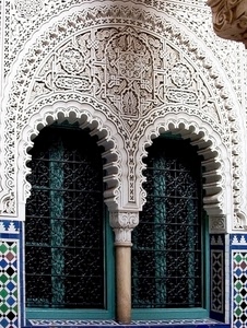 colonna, finestre, archi, bifora, finestra, decorazioni, grata, bianco, inferriate, colonne, arabo