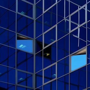 finestre, riflessi, blu, quadrati, vetri, azzurro, palazzo, riflesso, geometrie, grattacielo, specchi, vetro, linee, architettura, angolo, pareti, edificio