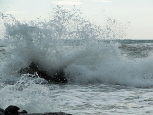 mare, onda, schiuma, acqua, onde, scogli, spruzzo, spruzzi, scoglio, cielo, bianco