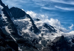 nuvole, cielo, neve, azzurro, rocce, bianco, montagna, montagne, mare, acqua, vette, onde, panorama, paesaggio, blu, roccia, scogli