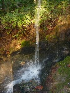 acqua, verde, cascata, foglie, spruzzi, ruscello, roccia, rocce, piante, erba, torrente, cascate