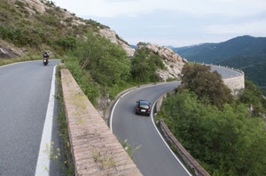 strada, macchina, curve, montagna, strade, curva, auto, alberi, motocicletta, automobile, moto, asfalto