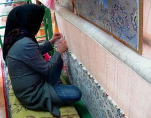 donna, artigianato, mani, telaio, tessuto, lavoro, tessitrice, tappeto, velo, tappeti, tessere