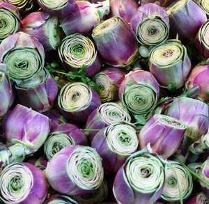 carciofi, verde, viola, tanti, verdura, ortaggi, cibo, verdure, pattern, bianco, carciofini