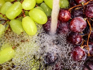 uva, acqua, grappoli, bianca, rosso, acini, grappolo, chicchi, bianco, nera