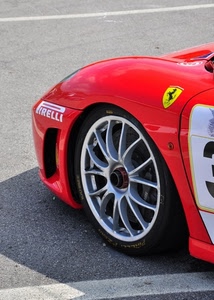 ferrari, ruota, rosso, stemma, strada, cavallino, auto, cerchione