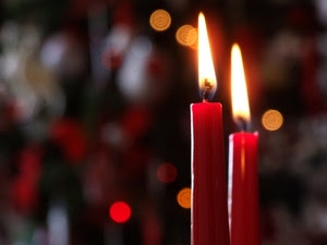 candele, due, rosso, fiamma, cera, rosse, fuoco, luci, fiamme, luce