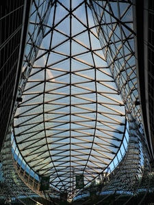 triangoli, geometrie, vetro, architettura, struttura, linee, cielo, geometrico, bandiere, lombardia, galleria, milano, vetri